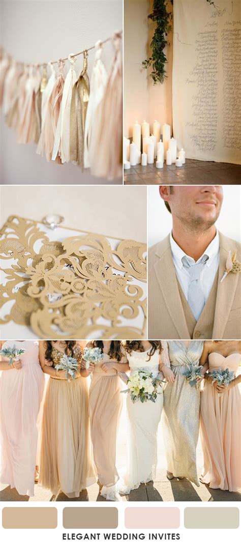How To Choose Brown As Your Wedding Colors By Season