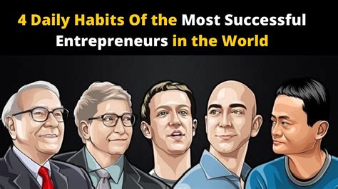 4 Daily Habits Of The Most Successful Entrepreneurs In The World Youtube