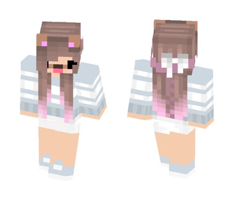 Download Cute Brown Haired Dog Filter Girl Minecraft Skin For Free