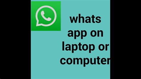 How To Open Whatsapp On Computer Or Laptop Without Any Software Youtube