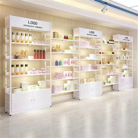 Skincare Product Shelves Store Shelves Design Retail Display Shelves