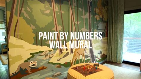 Paint By Numbers Wall Mural Diy Network Wall Murals Wall Murals