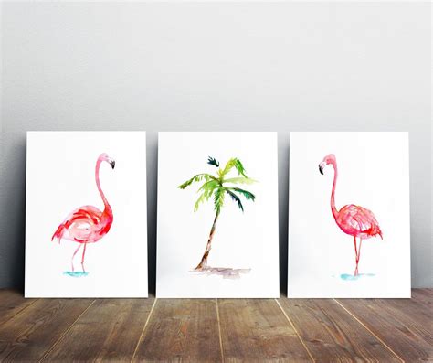 Zen Painting Flamingo Painting Flamingo Art Pink Flamingos Flamingo