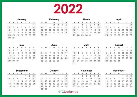Ridgid Calendar 2022