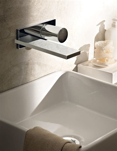 Alfi brand ab1772 wall mounted modern bathroom faucet. Modern Milano Wall Mount Faucet | Hydrology