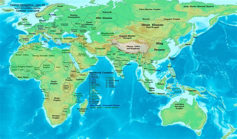 World Map 1500 Years Ago