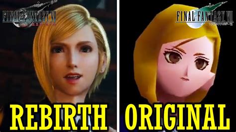 Final Fantasy 7 Rebirth Trailer Comparison Ff7 Rebirth Vs Original