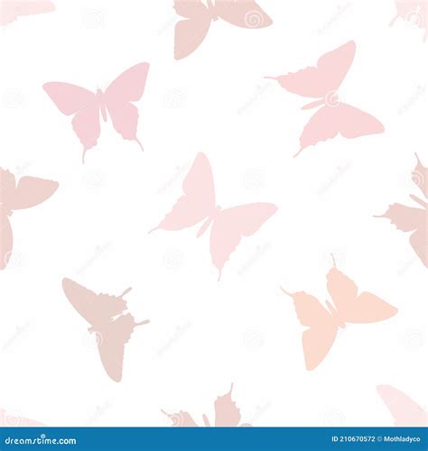 Butterfly Vector Repeat Pattern Stock Vector Illustration Of