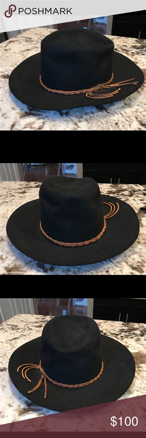 Stetson 3x Beaver Black Western Hat Sz 7 14 Western Hats Stetson Hats