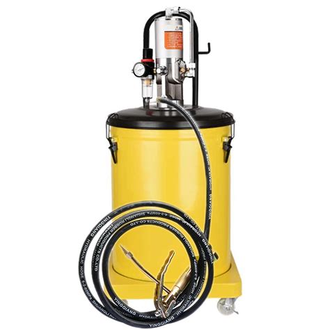 Buy 50:1 Pneumatic Grease Pump, 12L/40L Rolling Grease Pump With