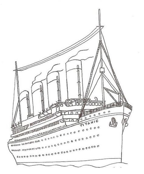 Rms Titanic Coloring Sheets Coloring Pages