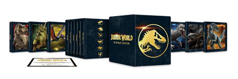 Jurassic World The Ultimate Collection 4k2d Blu Ray Steelbooks Best Buy Exclusive Usa