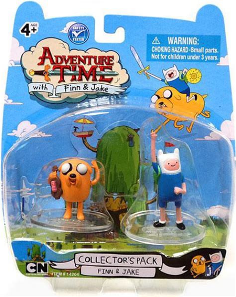 Adventure Time Collectors Pack Finn Jake 2 Mini Figure 2 Pack Jazwares