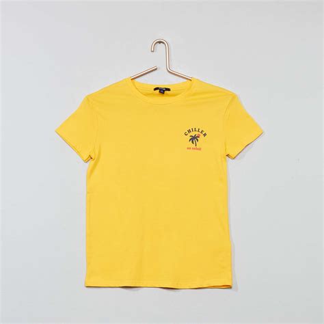 Camiseta Estampada Joven Niña Amarillo Kiabi 400€