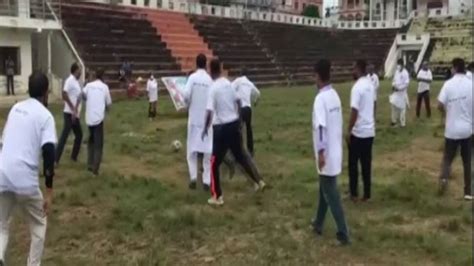 khela hobe diwas tmc organizes football matches across west bengal india news zee news