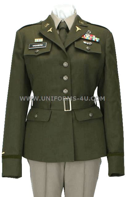 Us Army Female Officer Army Green Service Uniform Agsu