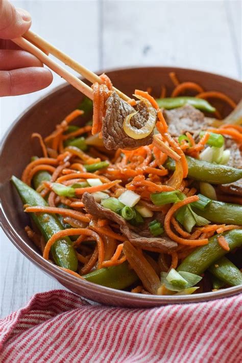 We usually like to have them with ketchup, hot sauce, or sriracha. Sweet Potato Noodle Stir Fry with Steak | Recipe | Sweet ...