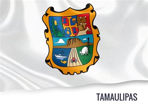 Bandera Mexicana De Tamaulipas Del Estado Stock De Ilustración