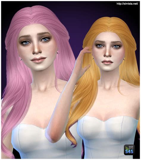 Sims 4 Hairs Simista Nightcrawler Milady Hairstyle Retextured