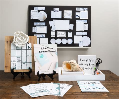 White Vision Board Kit Stunning Powerful Dream Board