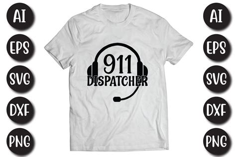 911 Dispatcher Graphic By Print Ready Store · Creative Fabrica
