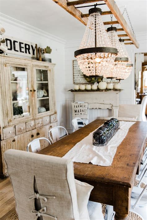 Ceiling lights for bedroom lowes. The Chandeliers Are Hung! | Farmhouse dining room set, Farmhouse dining room lighting