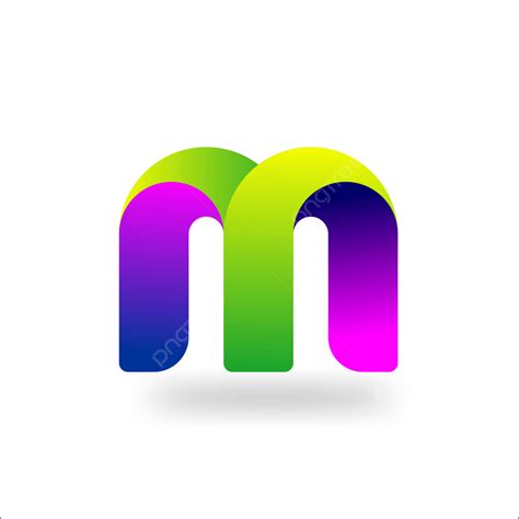 Kolorowy Projekt Logo Litery M Png Wektor Kolorowy M List Logo Png