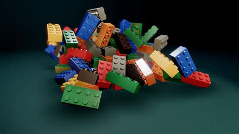 Lego Bricks Download Free 3d Model By Blackcube Blackcube4