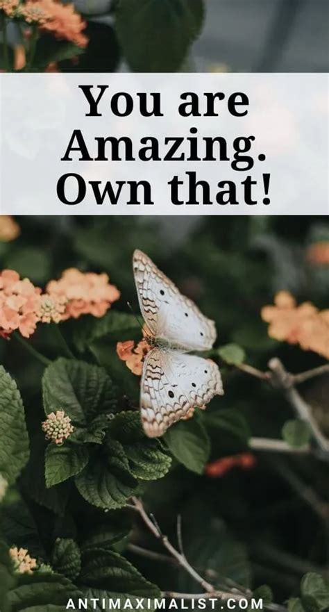You Are Amazing Quotes That Will Empower You In 2020 Antimaximalist