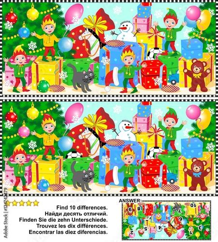 Collection 101 Pictures Spot The Difference Christmas Pictures Sharp