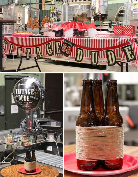 We continue the topic of birthday parties décor and treat ideas, and today's roundup is dedicated to cool 50th birthday party ideas for men. 50th Birthday Brewery Party Ideas | 50th birthday party ideas for men, 50th birthday decorations