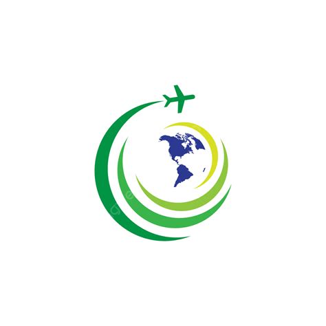 Travel Flight Logo World Globe Vector Template Download On Pngtree