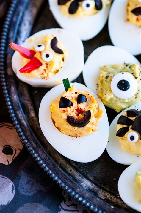 Halloween Deviled Eggs Recipe Halloween Deviled Eggs Fun Halloween