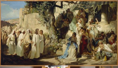 Christ And The Woman Taken In Adultery Hendrik Siemiradzki As Art