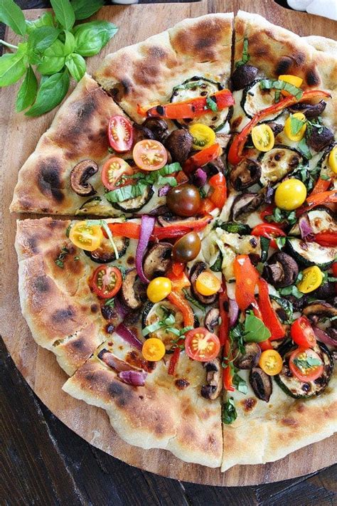 Pizza Aux Légumes Grillés Au Beurre à L Ail Madame Zone