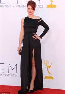 Emmys Red Carpet Alexandra Breckenridge Flashes Her Nude