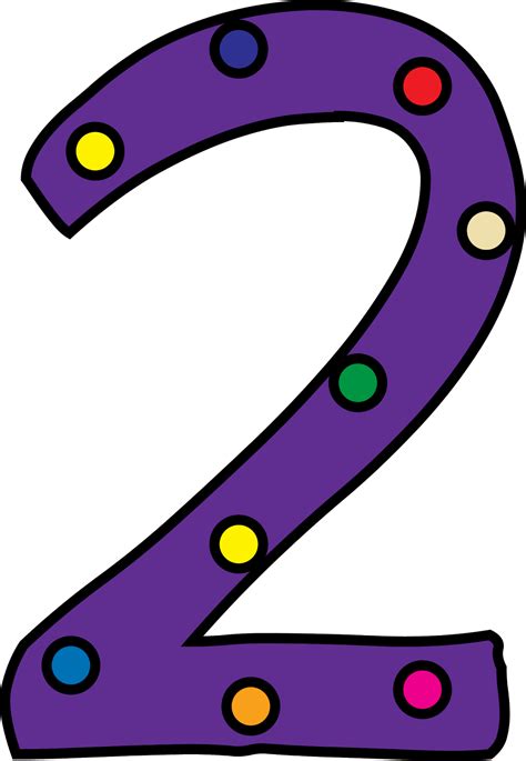 Number 2 Clipart Dotted Number 2 Dotted Transparent Free For Download
