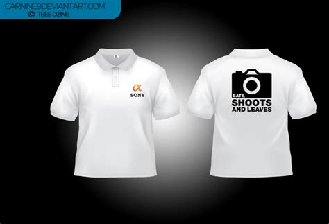 Sony Alpha Eats Shoots And Leaves Polo Tees 2012 By Carnine9 On Deviantart