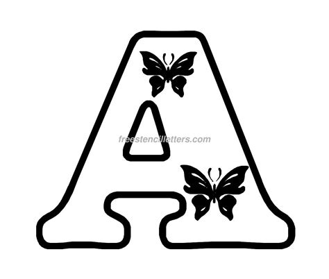 print a letter stencil free stencil letters