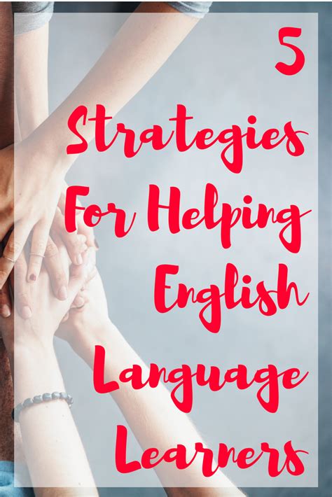 5 Tips For Working With English Language Learners English Language