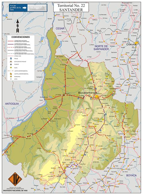 Santander Road Map Full Size Gifex