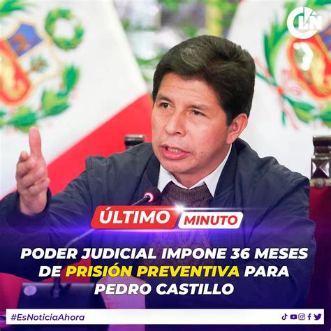 Latina Noticias On Twitter LoÚltimo 🚨 Poder Judicial Impone 36 Meses