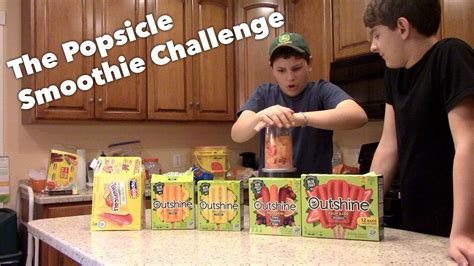 The Popsicle Smoothie Challenge Youtube