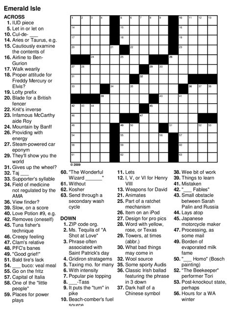 Printable Crossword Puzzles Free Printable Crossword Puzzles For Kids