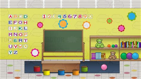 In other situations teachers receive a student assigned to their class who has an iep. Inside A Preschool Classroom Background - Clipart Cartoons ...