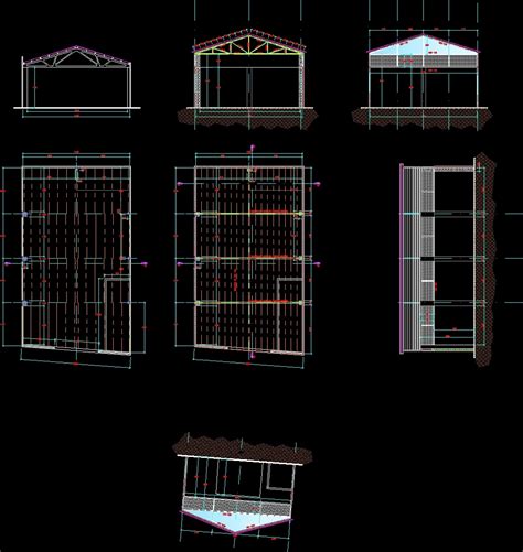 Industrial Building Dwg Section For Autocad Designs Cad