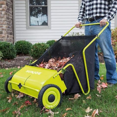 Snow Joe Sun Lawn Sweeper Review Best Lawn Sweepers