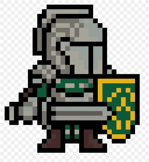 Pixel Art Knight Sprite