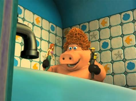Image Back At The Barnyard Pig As Snotty Boy In The Showerpng