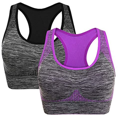 Nine Bull Womens Sports Bra High Impact Support Wirefree Fitness